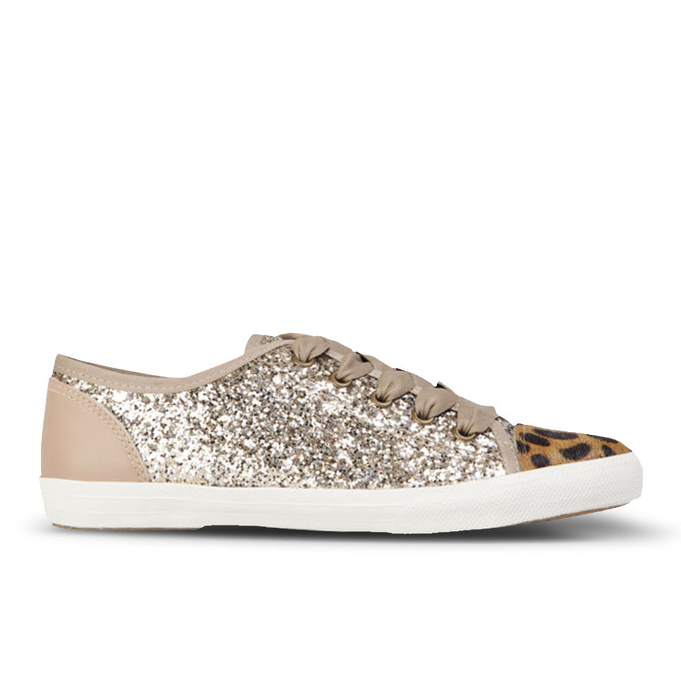 KG Kurt Geiger Women s Lucca Glitter Leopard Print Trainers 47 OFF