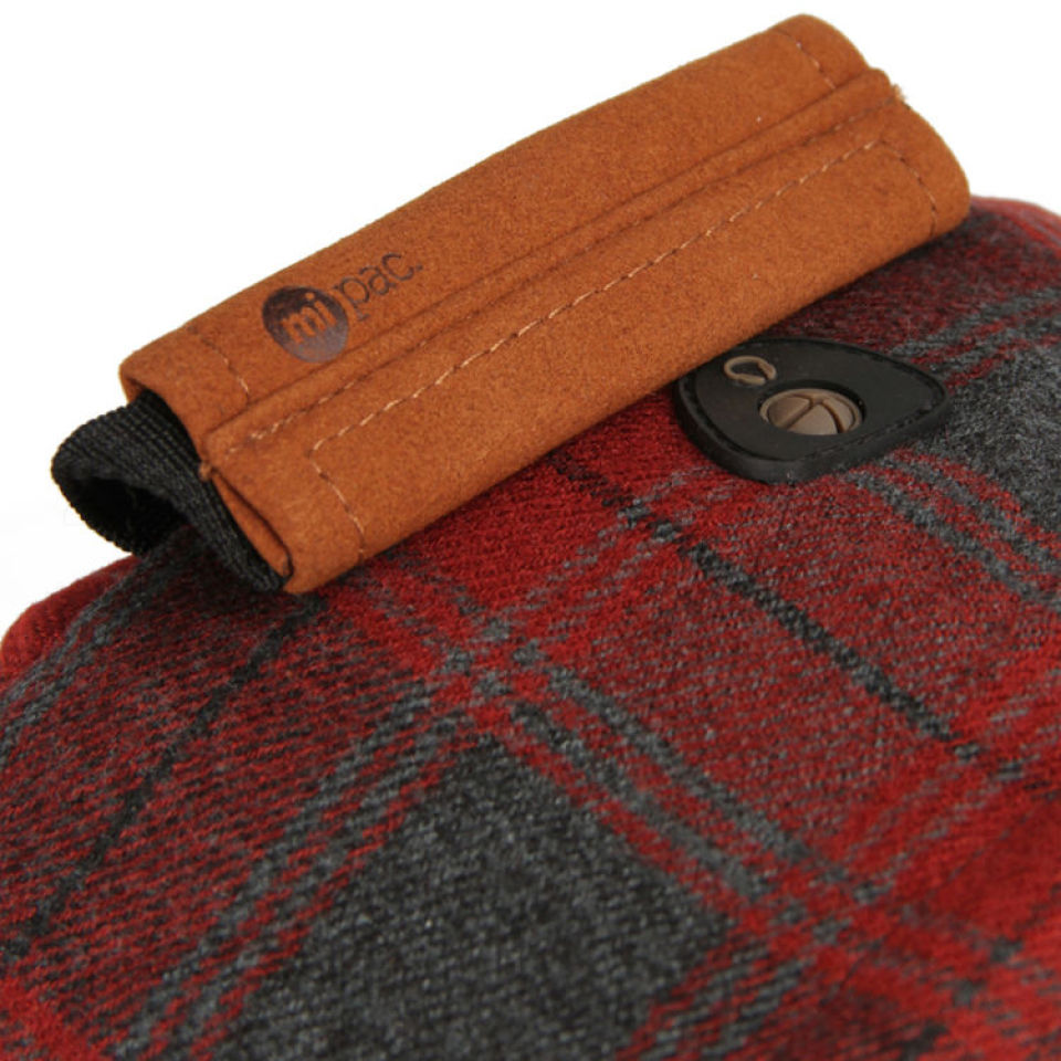 Mi-Pac Plaid Backpack - Red