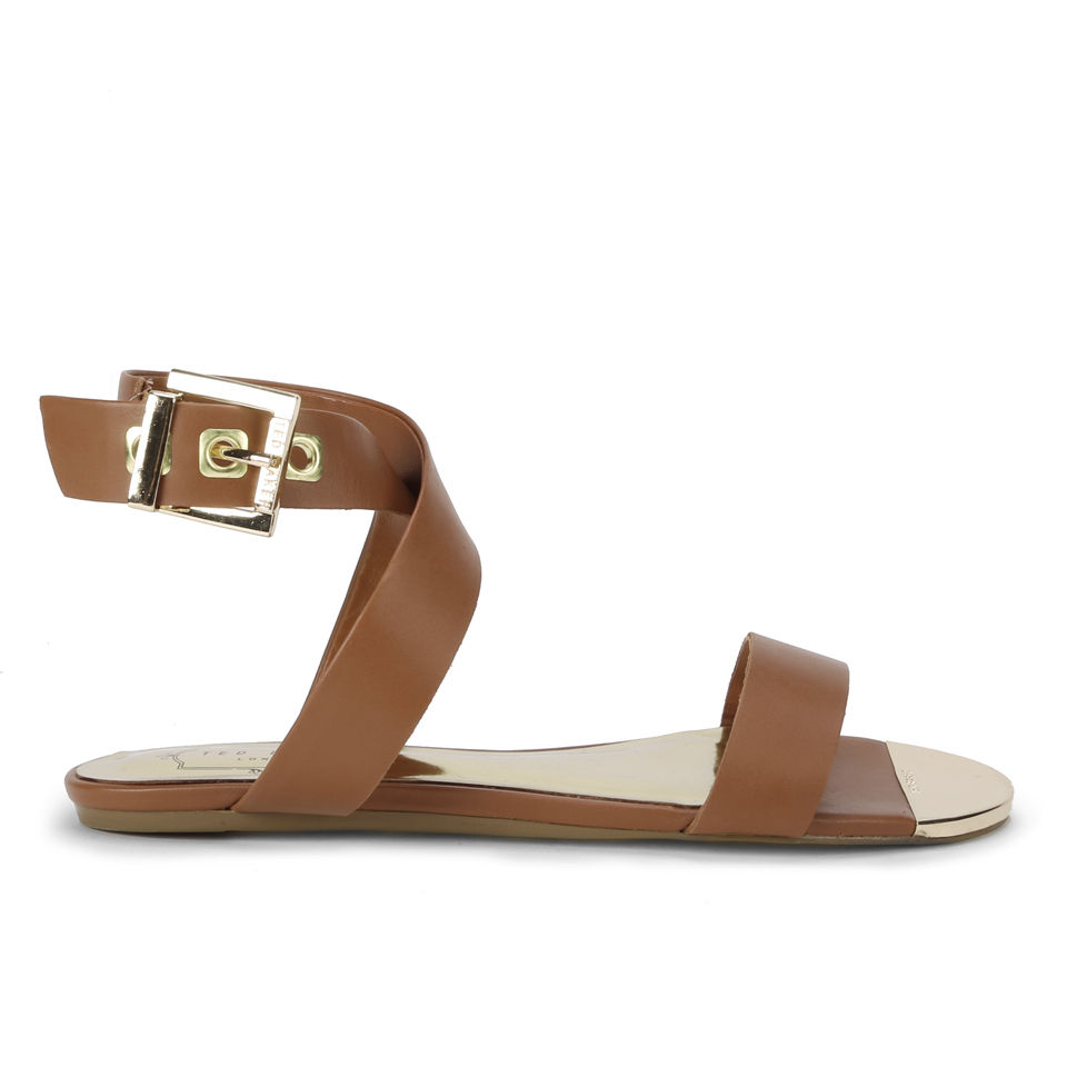 Ted Baker Women s Tabbey Leather Sandals Tan Leather