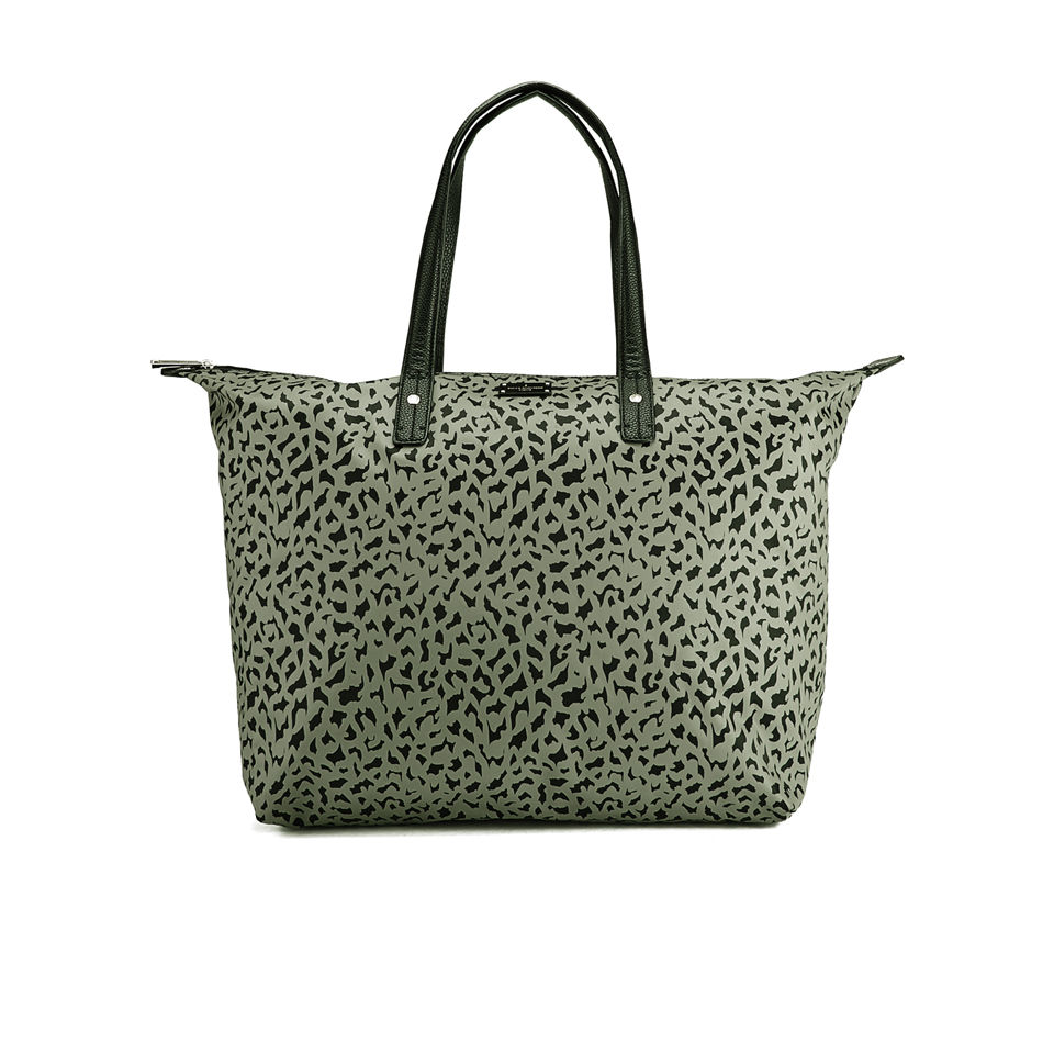 Paul's Boutique Chrissy Nylon Tote Bag - Grey Leopard