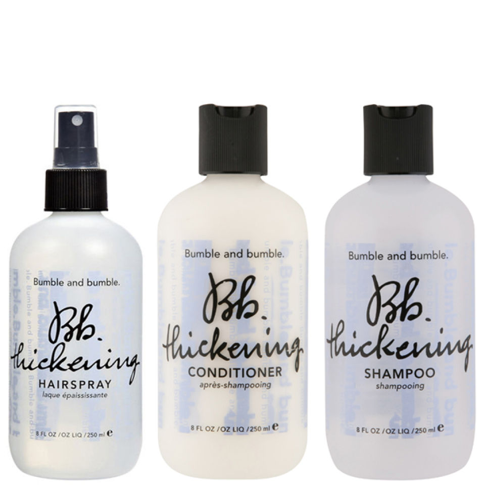 Bb Thickening Trio- Shampoo, Conditioner and Hairspray
