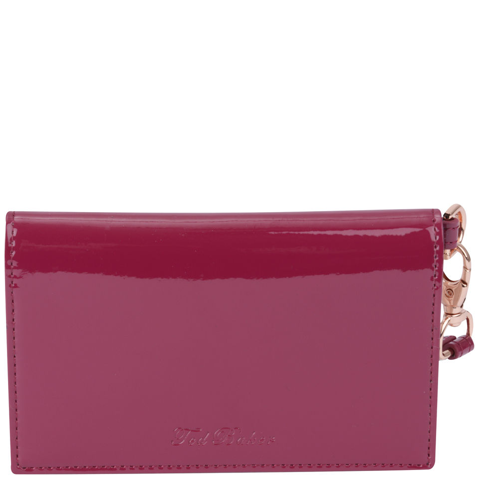 Ted Baker Women's Elorna Patent Leather Card Phone Case - Rhubarb
