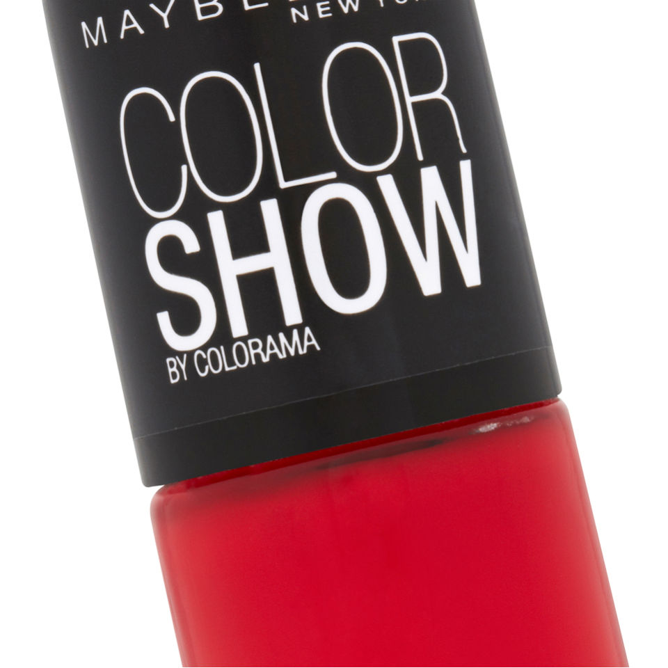 Maybelline New York Color Show Nail Lacquer - 349 Power Red 7ml