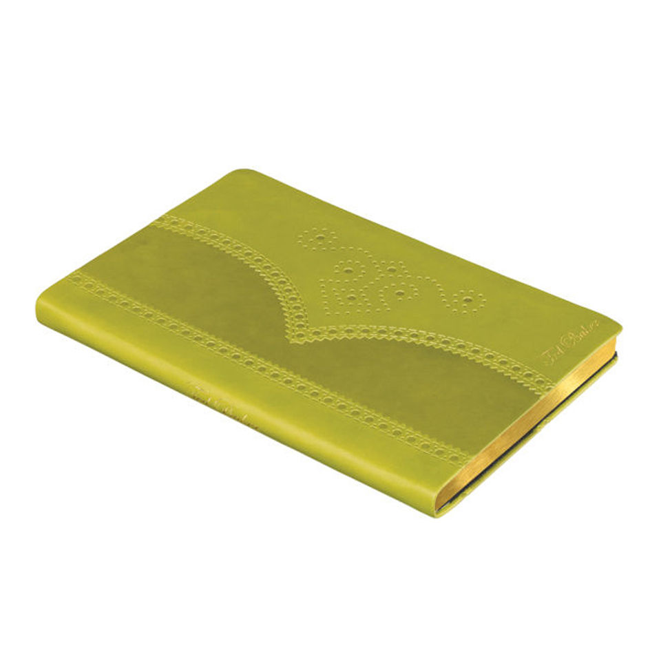 Ted Baker Green Brogue Medium Notebook