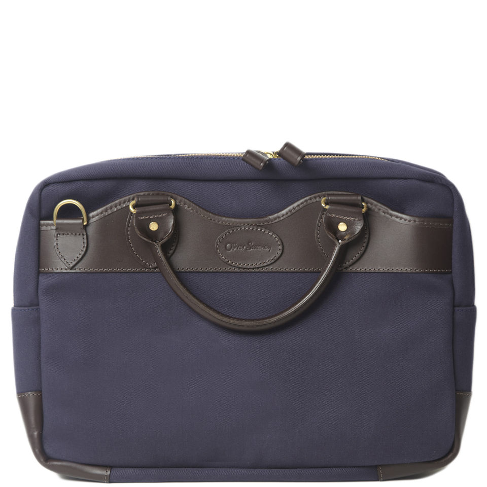 Oliver Sweeney Arthur Canvas Laptop Bag - Navy