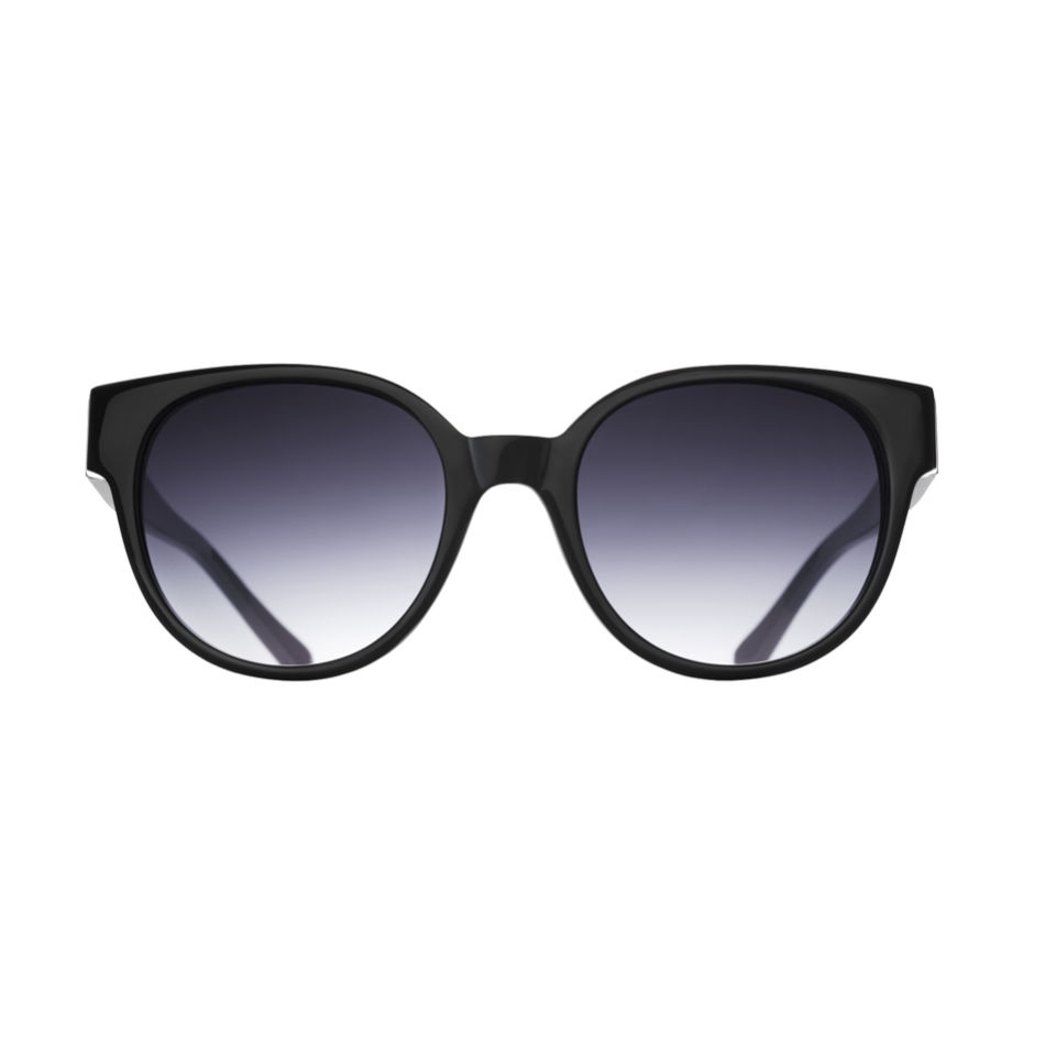 Triwa Midnight Thelma Oversized Sunglasses - Black