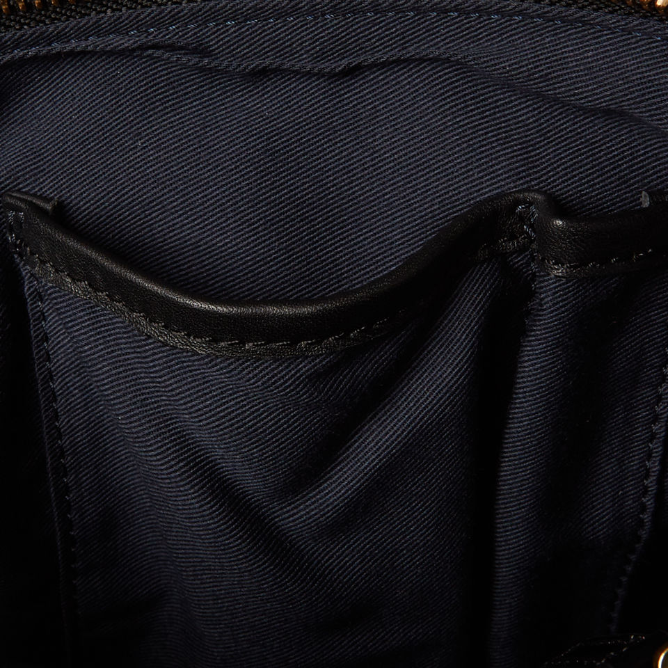 Tommy Hilfiger Women's Blaine Small Leather Duffle - Black
