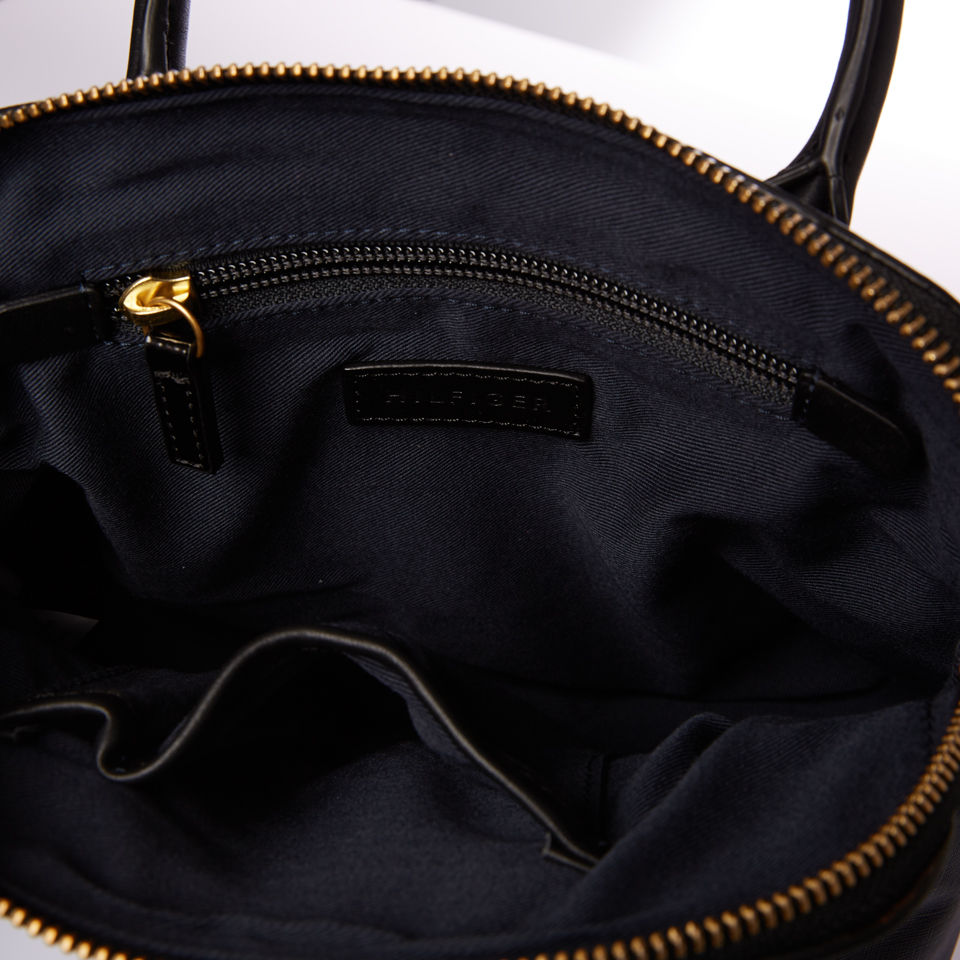 Tommy Hilfiger Women's Blaine Small Leather Duffle - Black