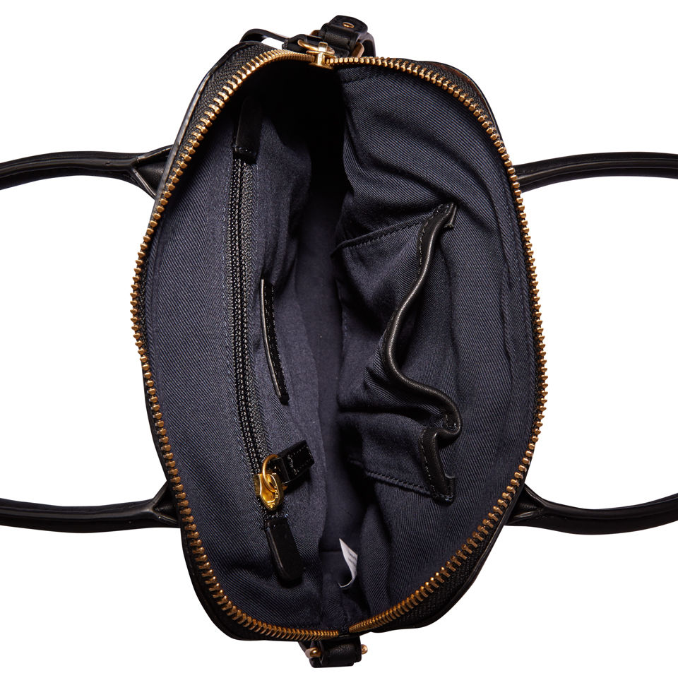 Tommy Hilfiger Women's Blaine Small Leather Duffle - Black