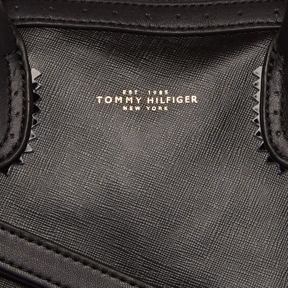 Tommy Hilfiger Women's Blaine Small Leather Duffle - Black