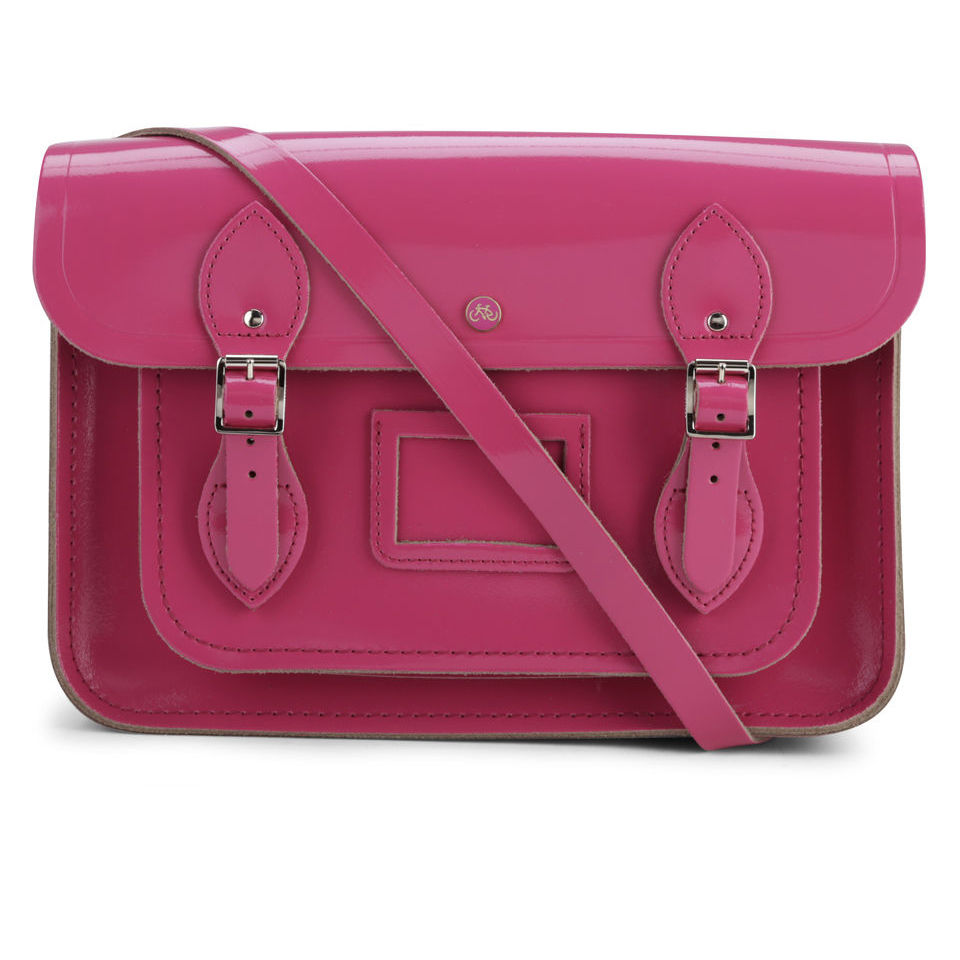 The Cambridge Satchel Company 13 Inch Patent Leather Satchel - Orchid
