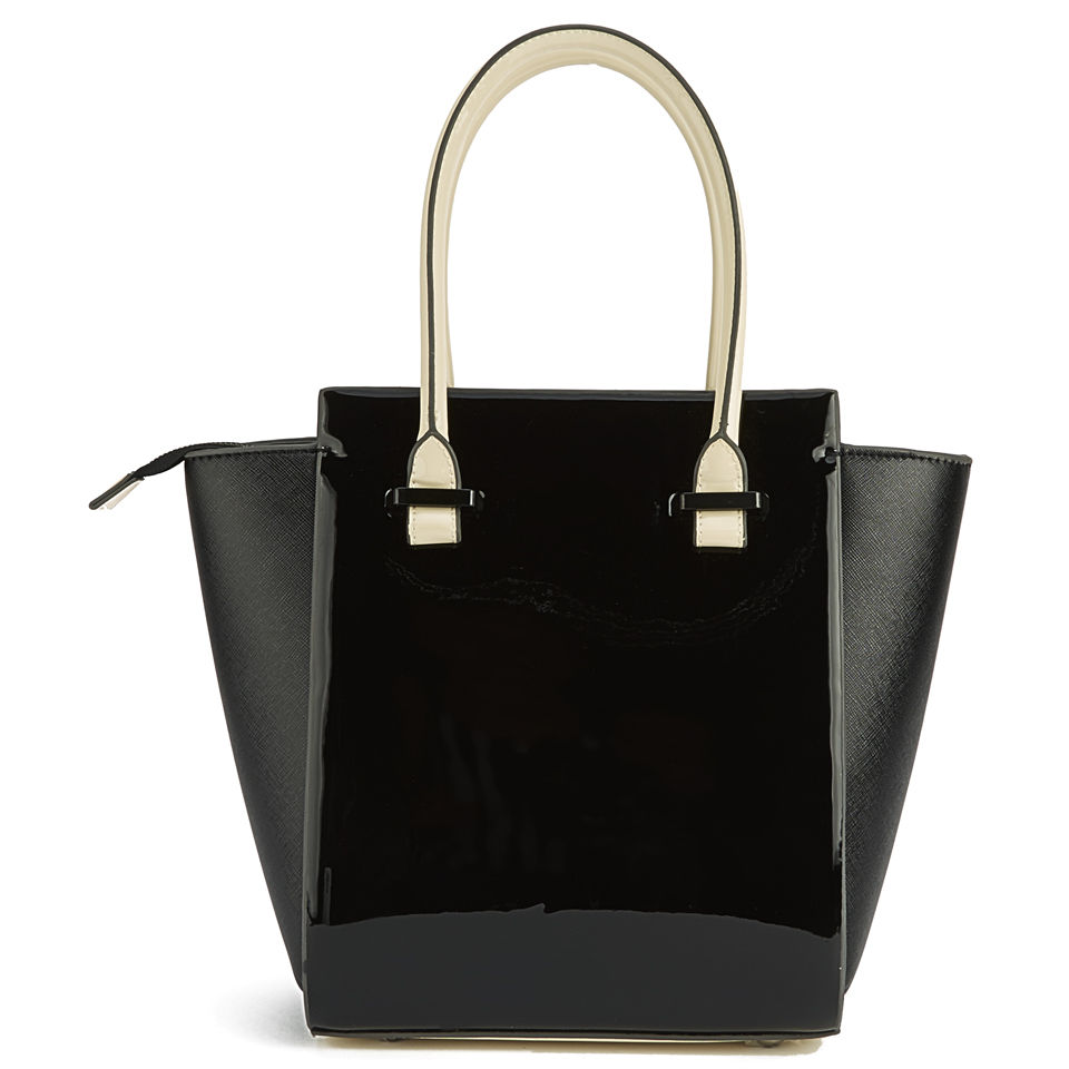 Paul's Boutique Women's Mila Patent Wing Tote Bag - Black
