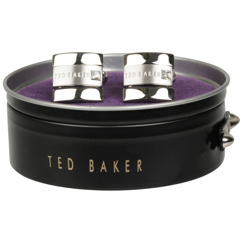 Ted Baker Beau Crystal Cufflinks - Grey