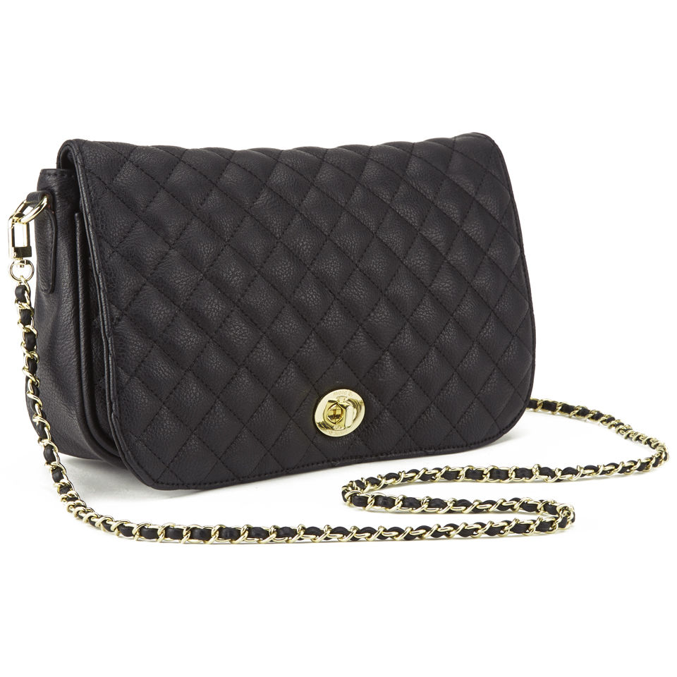 Marc B Staten Quilted Cross Body Bag - Black