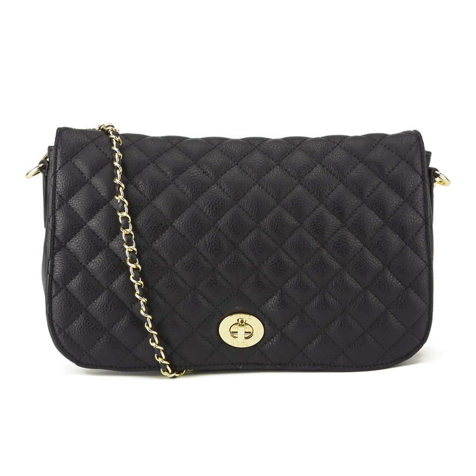 Marc B Staten Quilted Cross Body Bag - Black