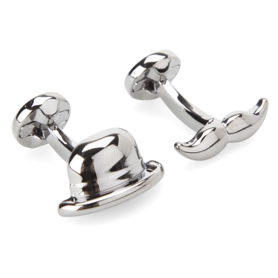 Bowler hat cufflinks sales
