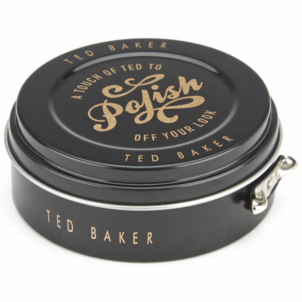 Ted Baker Men's Round Stamped Branded Cufflinks - Rose Gold