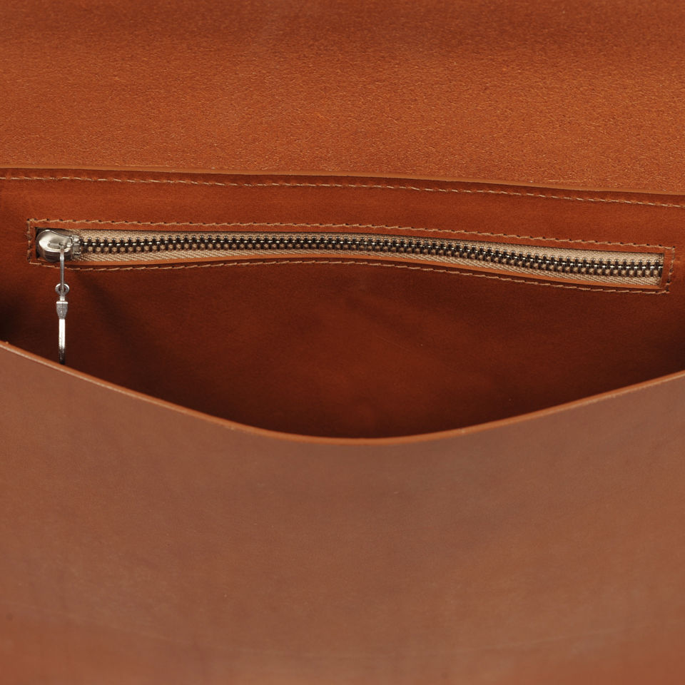 Kate Sheridan Made in England Popper Rucksack - Tan/Black