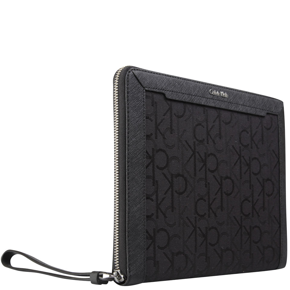Calvin Klein Women's Jen 1 Zip Around iPad Case - Black