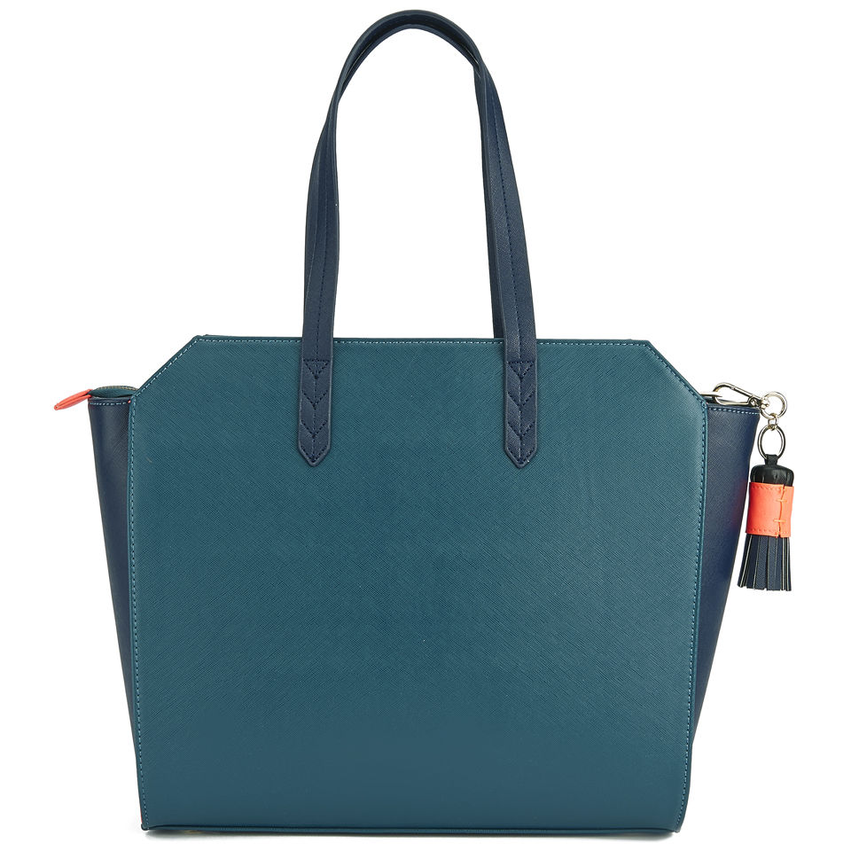 Paul's Boutique Women's Ally Tote Bag - Navy with Teal