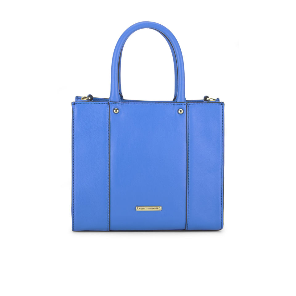 Rebecca Minkoff Women's Mini Mac Leather Tote Bag - Bright Blue