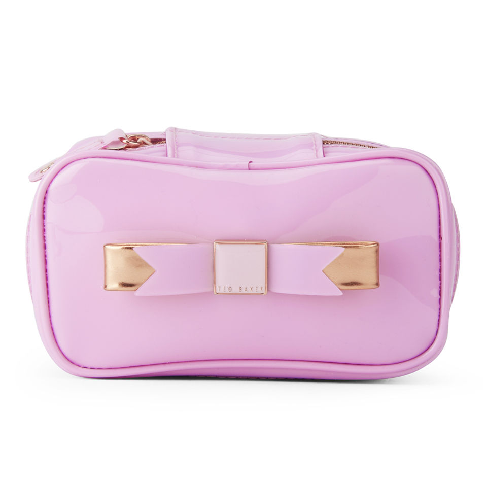 Ted Baker Bow Jewellery Case - Dusky Pink