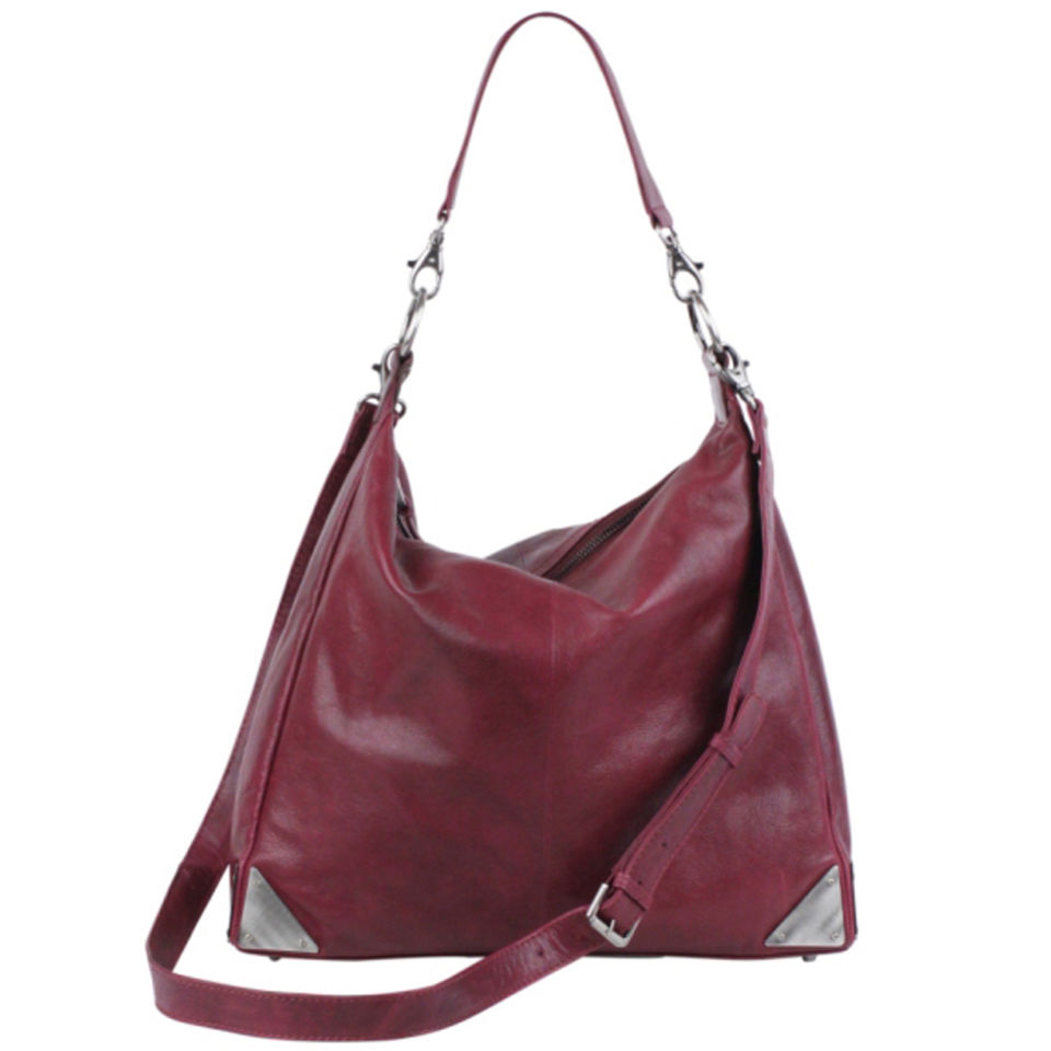 Markberg Eliza Leather Shoulder Bag - Burgundy