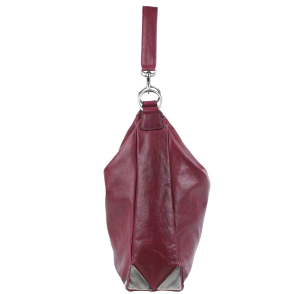 Markberg Eliza Leather Shoulder Bag - Burgundy