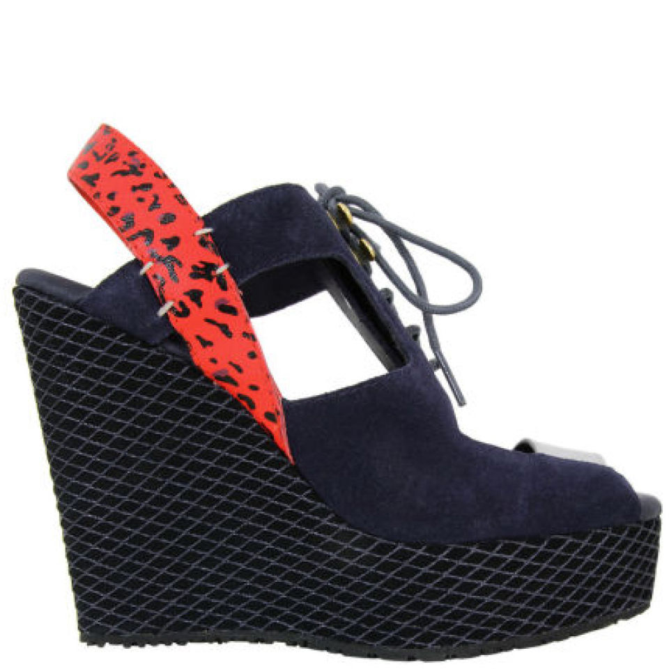 Adidas wedge sandals sales