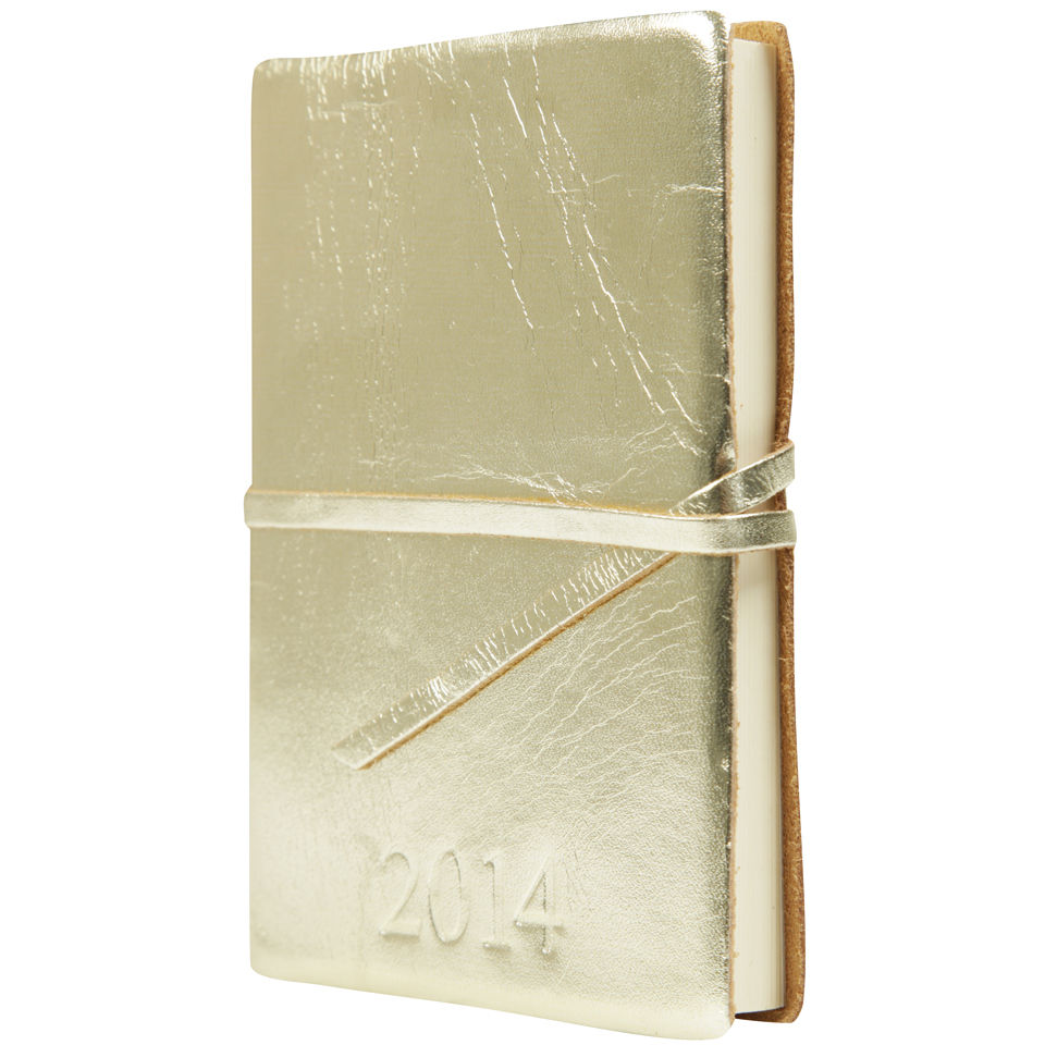 Barbara Wiggins Diary 2014 - Metallic Gold