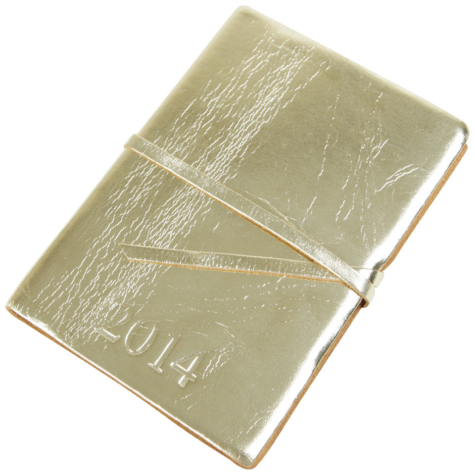Barbara Wiggins Diary 2014 - Metallic Gold