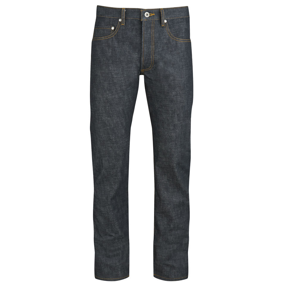 Renhsen x Coggles Men s Japanese Raw Denim Selvedge Louis Jeans Blue Coggles