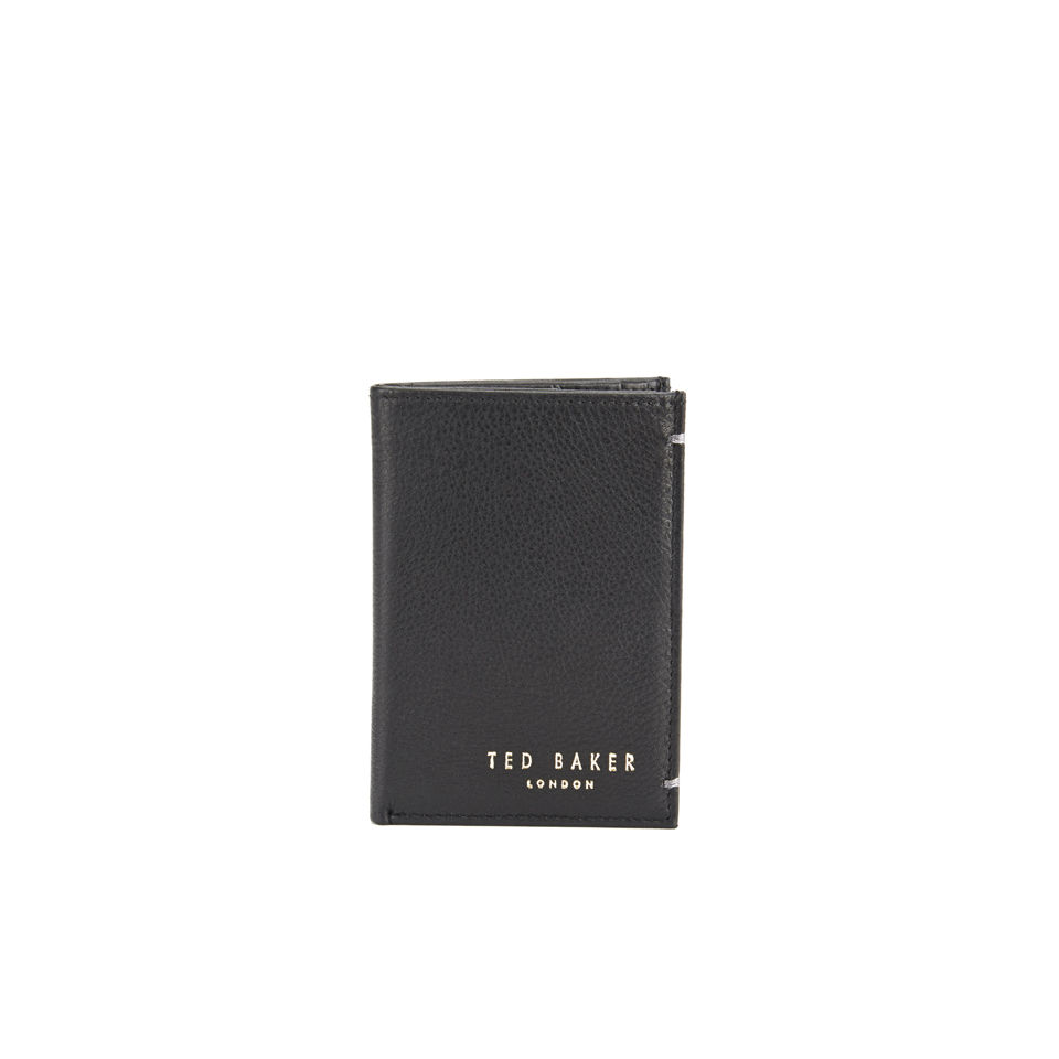 Ted Baker Men's Core Small Bifold Leather Wallet - Black