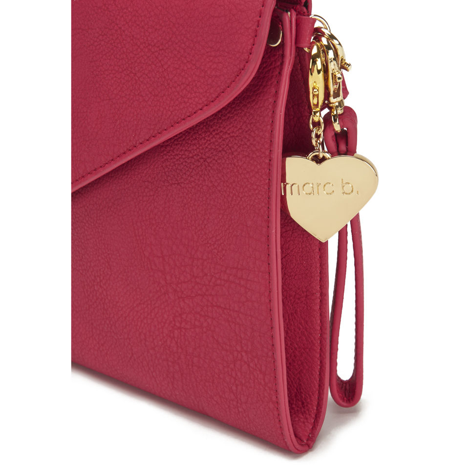 Marc B Cressida Hardware Envelope Clutch Bag - Red