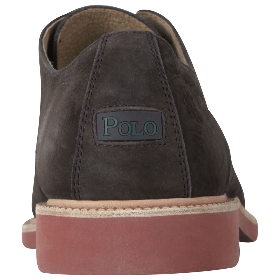 Polo Ralph Lauren Men s Torrington NT Suede Shoes Dark Brown Allsole