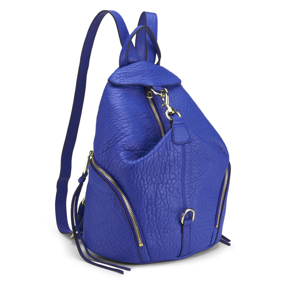 Rebecca Minkoff Women's Julian Leather Backpack - Bright Blue