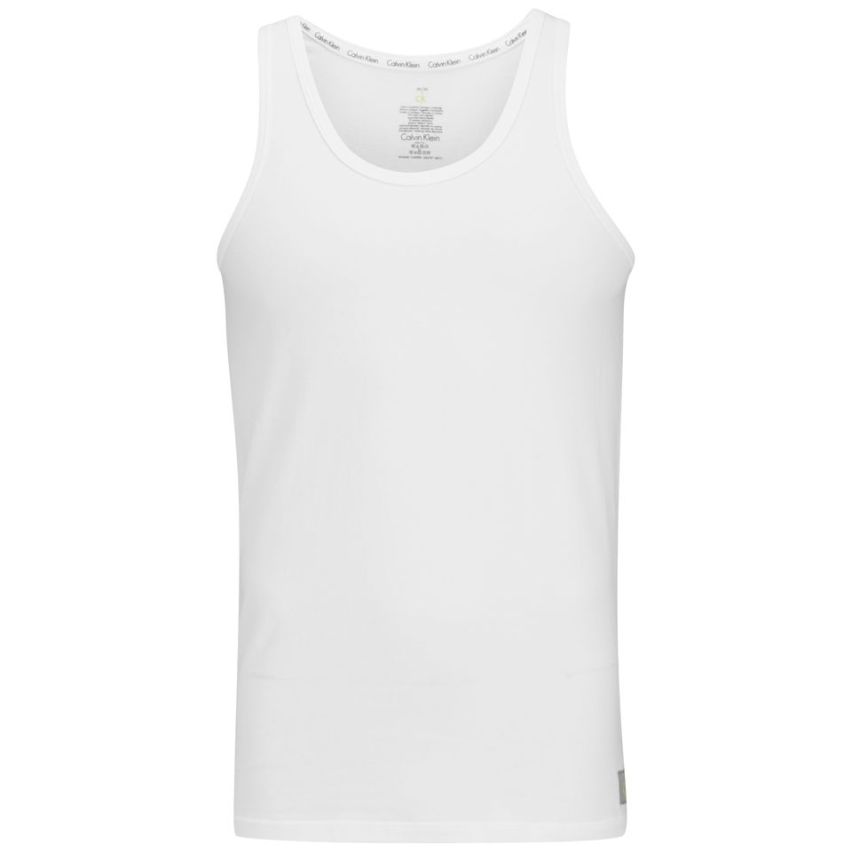 Calvin Klein Men's 2 Pack Tank Vest - White