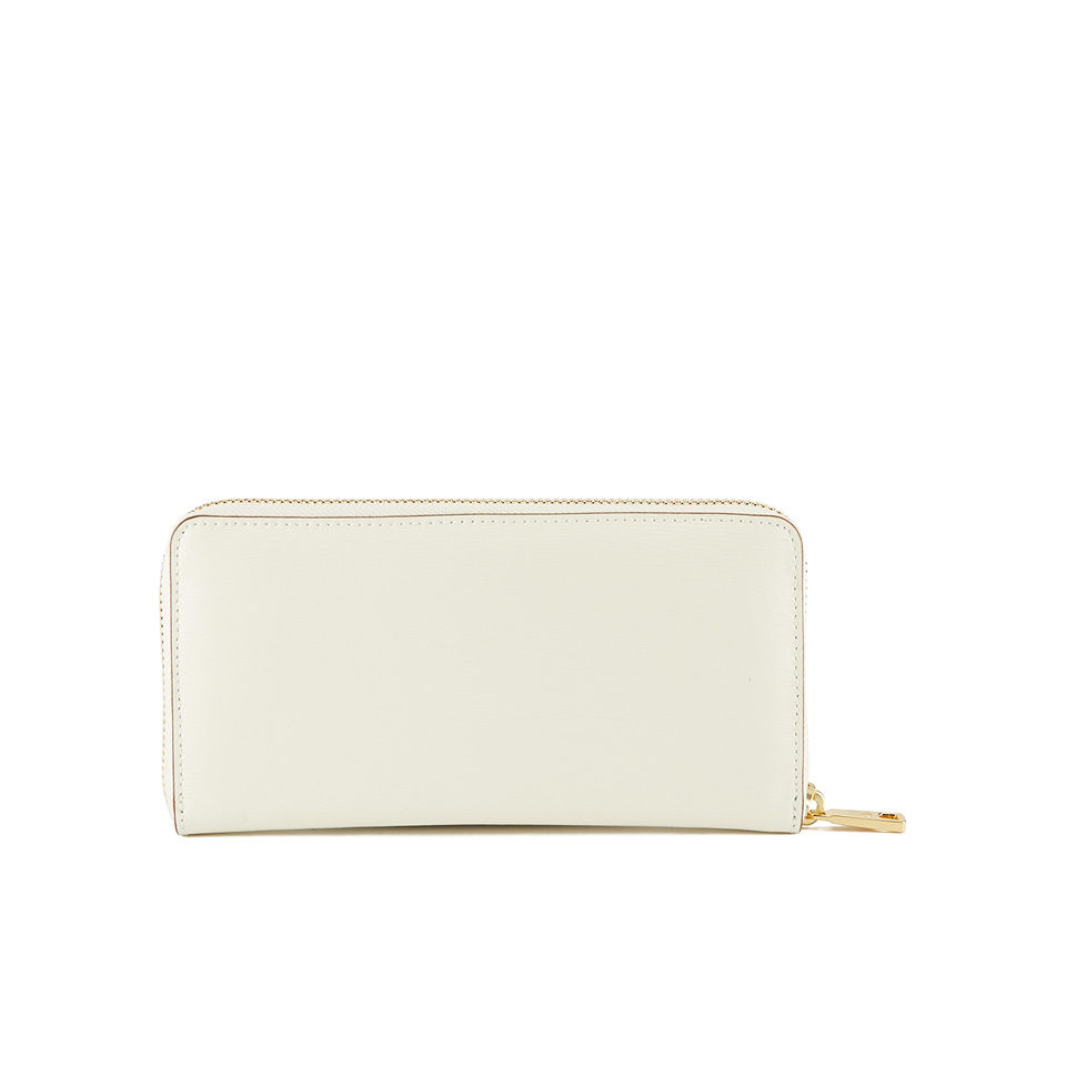 Lauren Ralph Lauren Women's Tate Graphic Zip Around Wallet - Vanilla