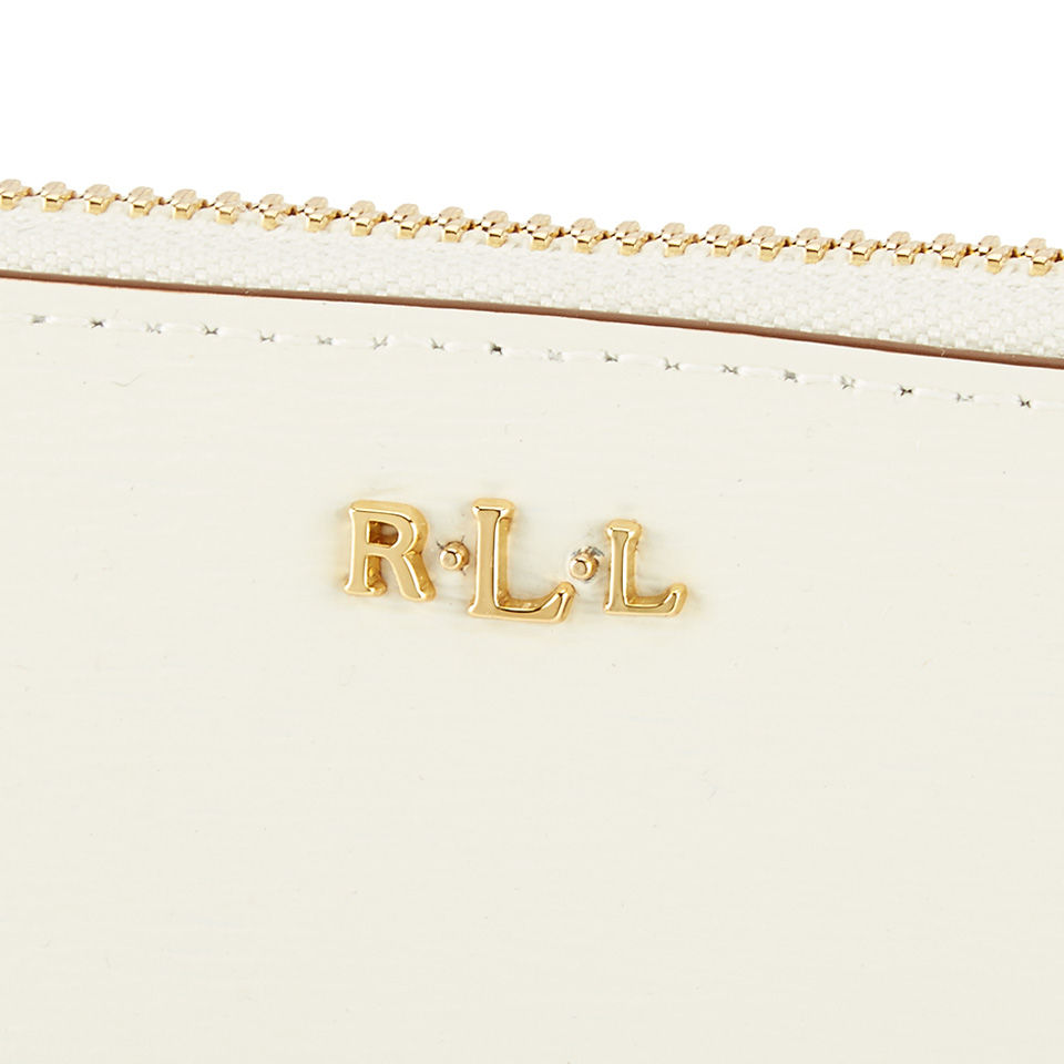 Lauren Ralph Lauren Women's Tate Graphic Zip Around Wallet - Vanilla