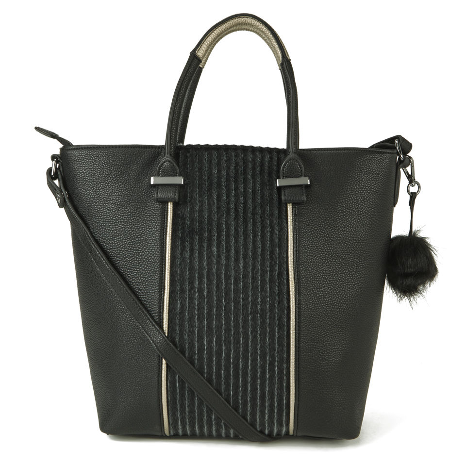 Paul's Boutique Women's Natasha Faux Pony Tote Bag - Black