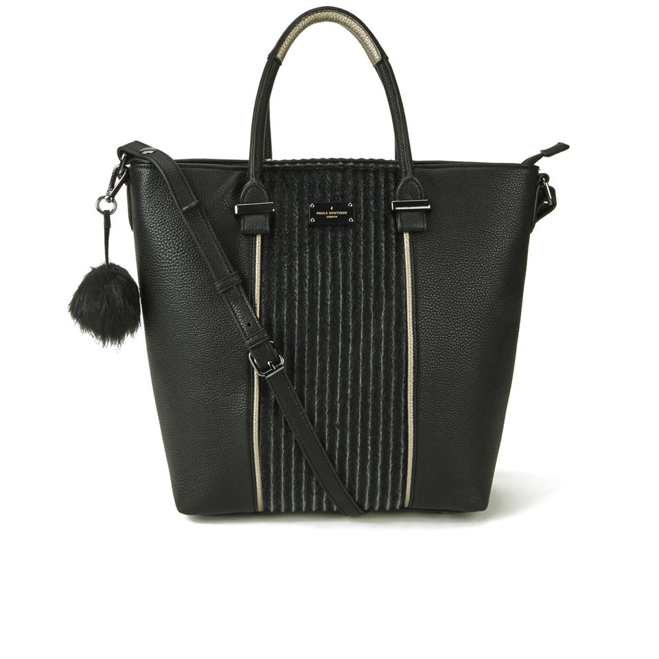 Paul's Boutique Women's Natasha Faux Pony Tote Bag - Black