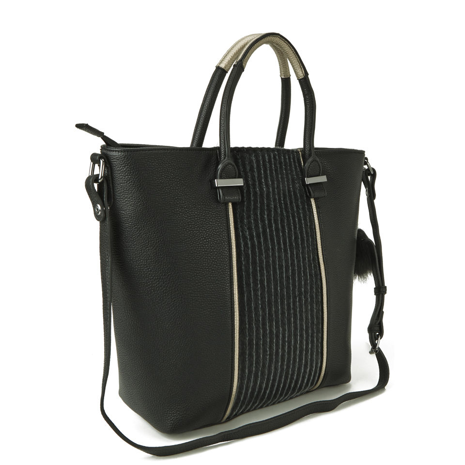 Paul's Boutique Women's Natasha Faux Pony Tote Bag - Black