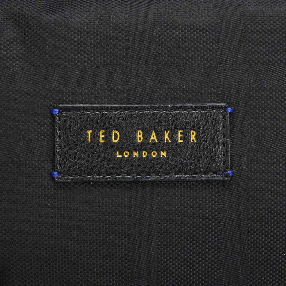 Ted Baker Men's Check Nylon Holdall - Black