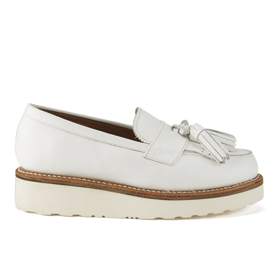 2024年秋冬新作 Leather Clara Women's Grenson Platform Loafers Tassel 27.0cm