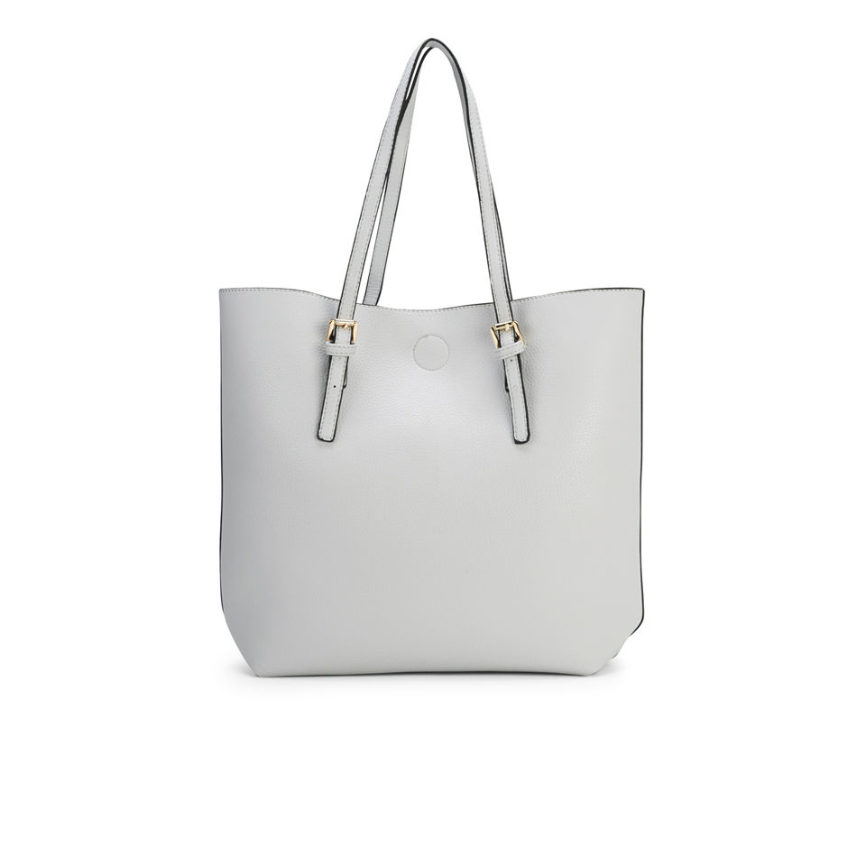Kris-Ana Buckle Tote Bag - Grey