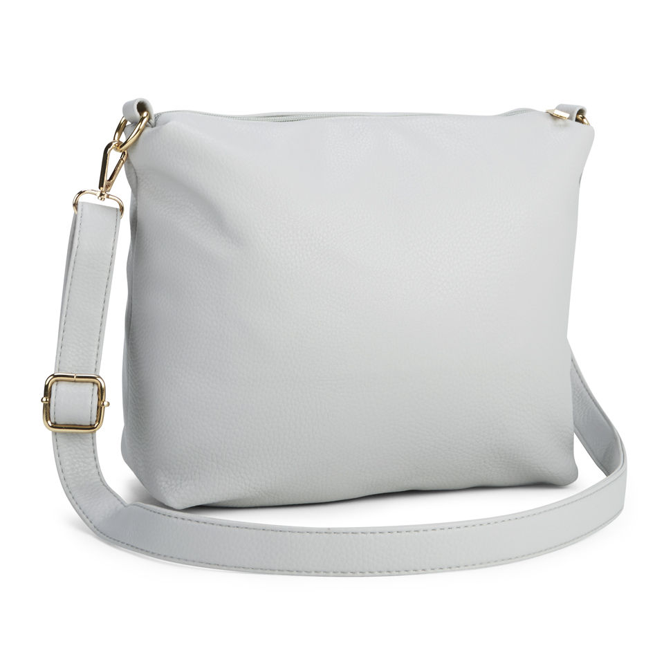 Kris Ana Buckle Tote Bag Grey