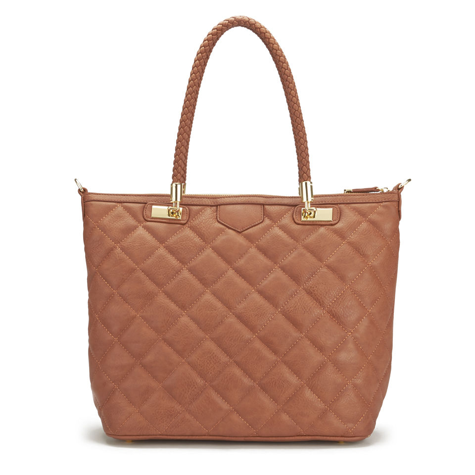 Marc B Hudson Noveau Quilted Shopper - Tan