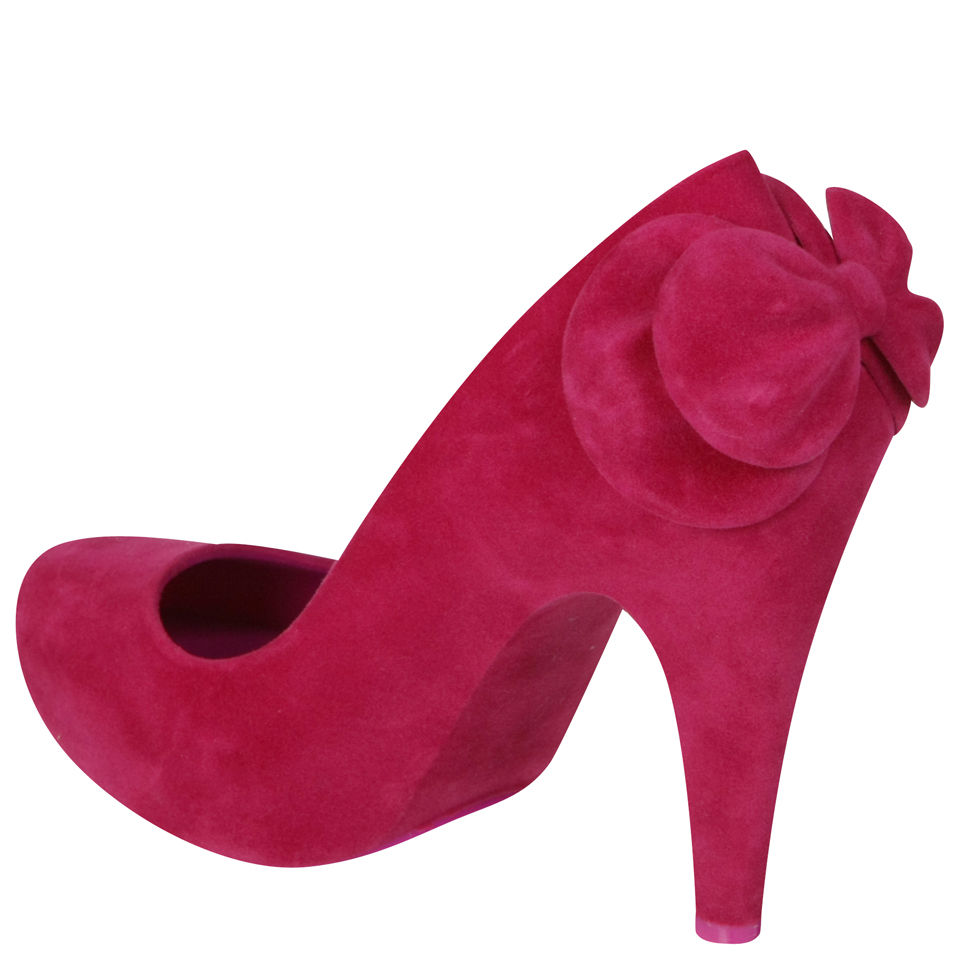 Melissa Women's Incense Bow Back Heels Fuchsia FREE UK Delivery