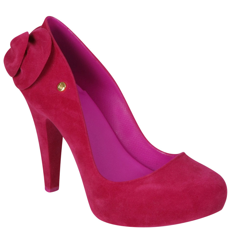 Melissa Women's Incense Bow Back Heels Fuchsia FREE UK Delivery