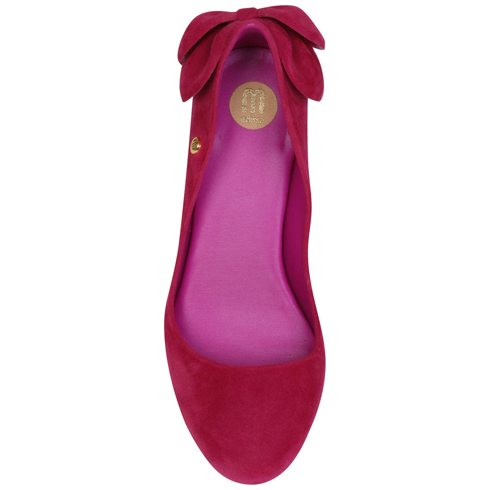 Melissa Women's Incense Bow Back Heels Fuchsia FREE UK Delivery